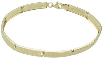 Złota bransoletka segmentowa diamentowana – 20 cm, 3,33 g  Żółte złoto 9K  BR 5148A...jpg